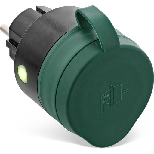 EAN 4043718291014 - InLine 40155O enchufe inteligente 3680 W Negro, Verde imagen 1