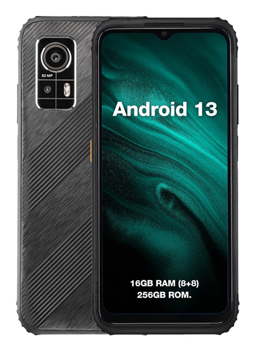 EAN 6934663605774 - AGM H6 16,7 cm (6.56") SIM doble Android 13 4G USB Tipo C 8 GB 256 GB 4900 mAh Negro imagen 1
