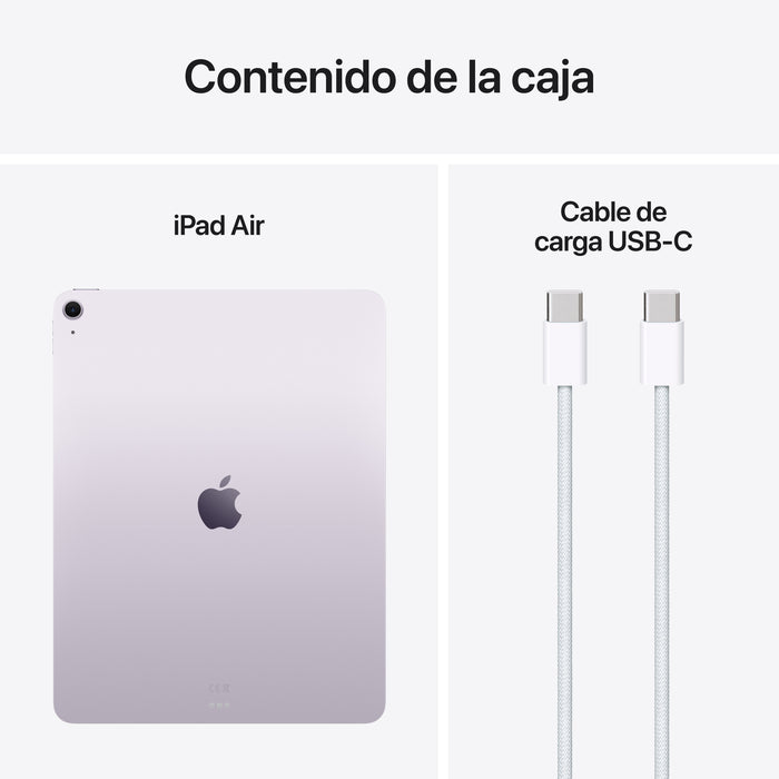 EAN 0195949977039 - Apple iPad Air Apple M 256 GB 33 cm (13") 8 GB Wi-Fi 6E (802.11ax) iPadOS 18 Púrpura imagen 10