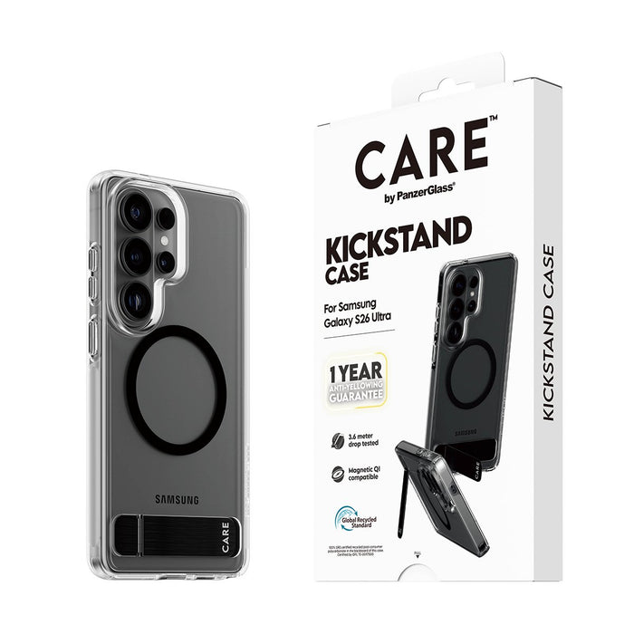 EAN 5715685034107 - PanzerGlass CARE™ by ® Kickstand Case Transparent w. Qi Samsung Galaxy S26 Ultra funda para teléfono móvi imagen 7