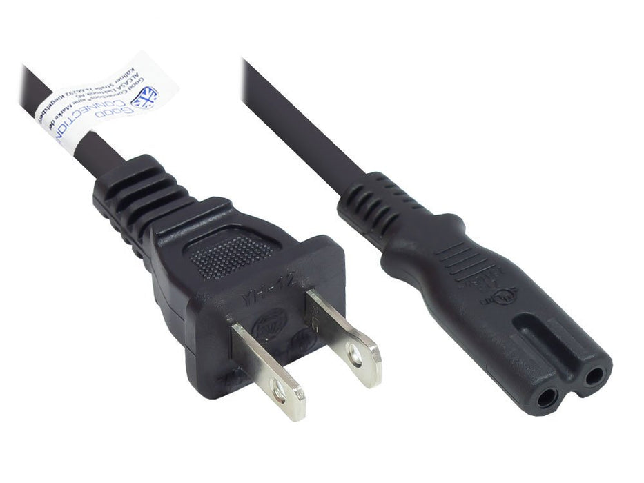 EAN 4014619170142 - Alcasa P4070-S018 cable de transmisión Negro 1,8 m NEMA 1-15P C7 acoplador imagen 1
