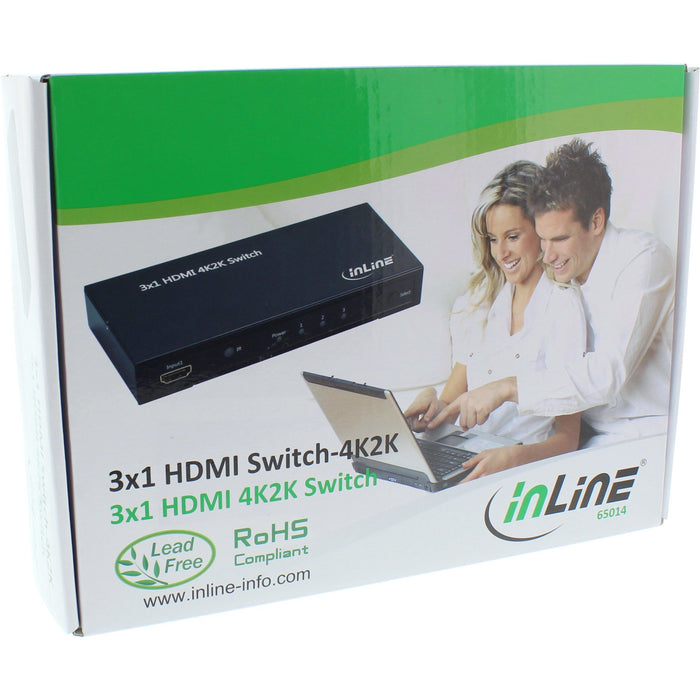 EAN 4043718212811 - InLine 65014 interruptor de video HDMI imagen 4