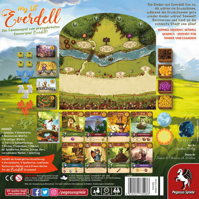 EAN 4250231735066 - Pegasus Spiele My Lil´ Everdell My Lil' Everdell 40 min Juego de mesa Multigénero imagen 4