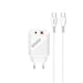 EAN 5901986046806 - Savio LA-05 cargador de dispositivo móvil Smartphone Blanco Corriente alterna Carga rápida Interior imagen 1