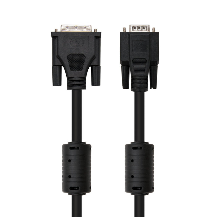EAN 8433281002081 - Nanocable DVI - VGA, 5m VGA (D-Sub) Negro imagen 2