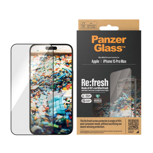 EAN 5711724028243 - PanzerGlass ® Re:fresh Screen Protector iPhone 15 Pro Max | Ultra-Wide Fit w. EasyAligner Protector de pa imagen 2
