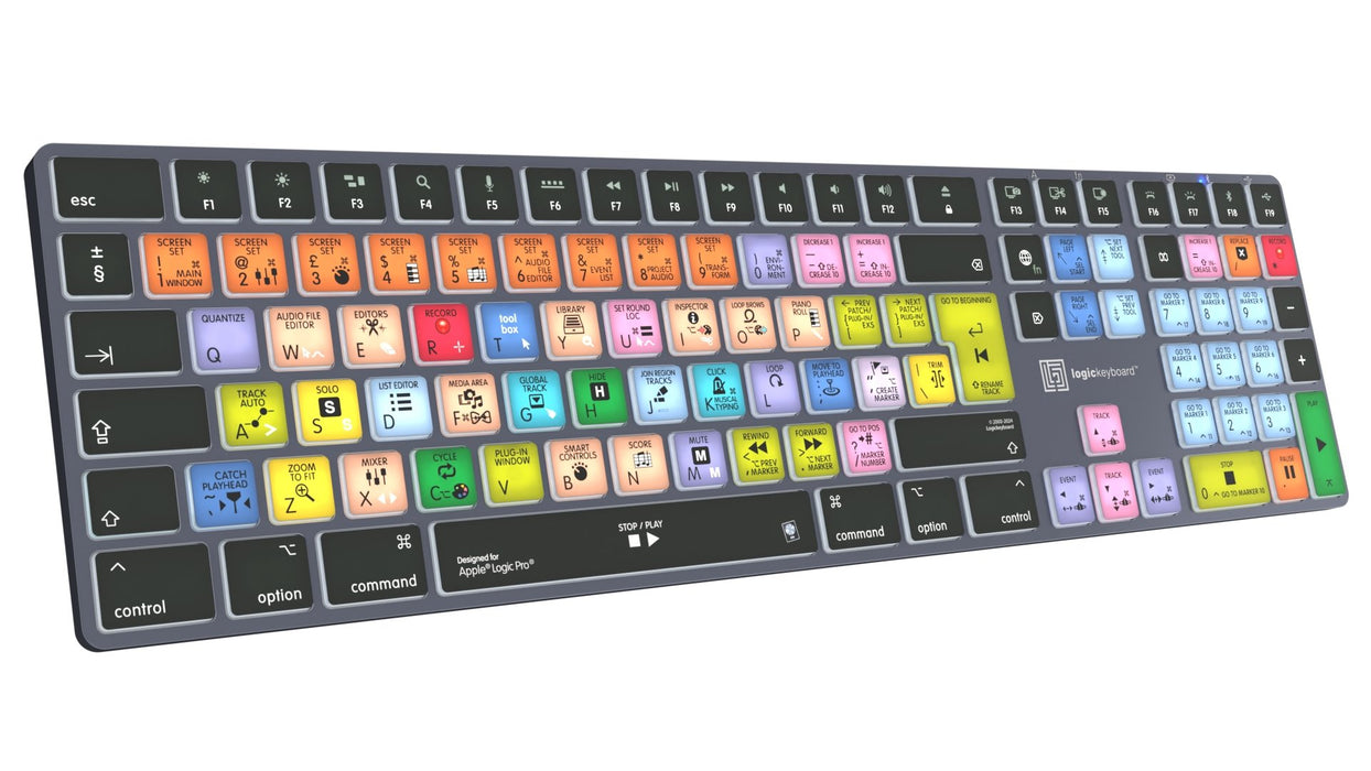 EAN 5707795022327 - Logickeyboard LKB-LOGXP2-TM teclado Oficina Bluetooth QWERTZ Alemán Gris, Titanio imagen 3