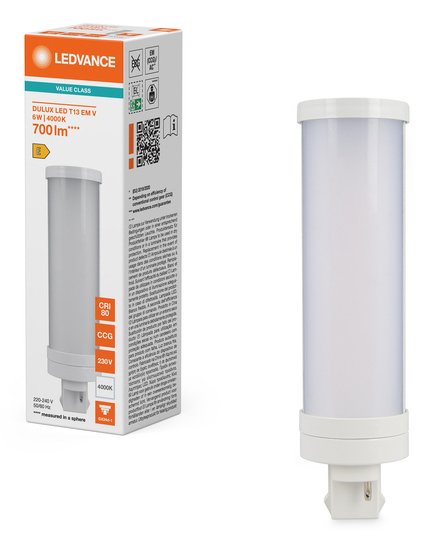 EAN 4058075823235 - Osram DULUX LED T EM & AC MAINS VALUE lámpara LED Blanco cálido 2700 K 6 W E imagen 5