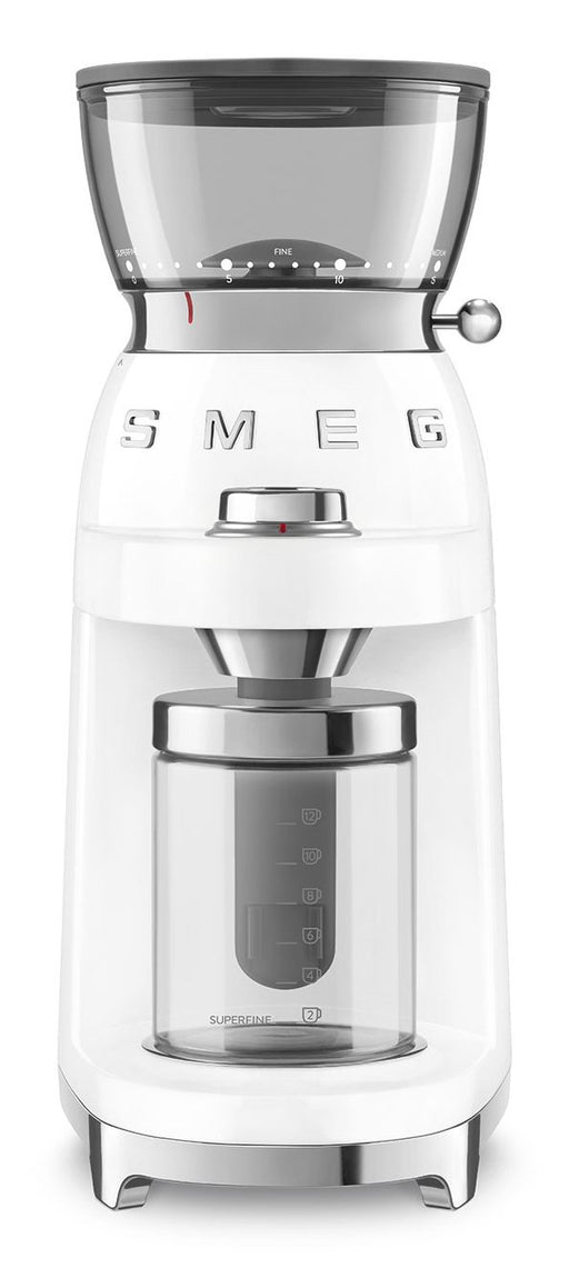 EAN 8017709355319 - Smeg CGF03WHEU molinillo de café 150 W Blanco imagen 1