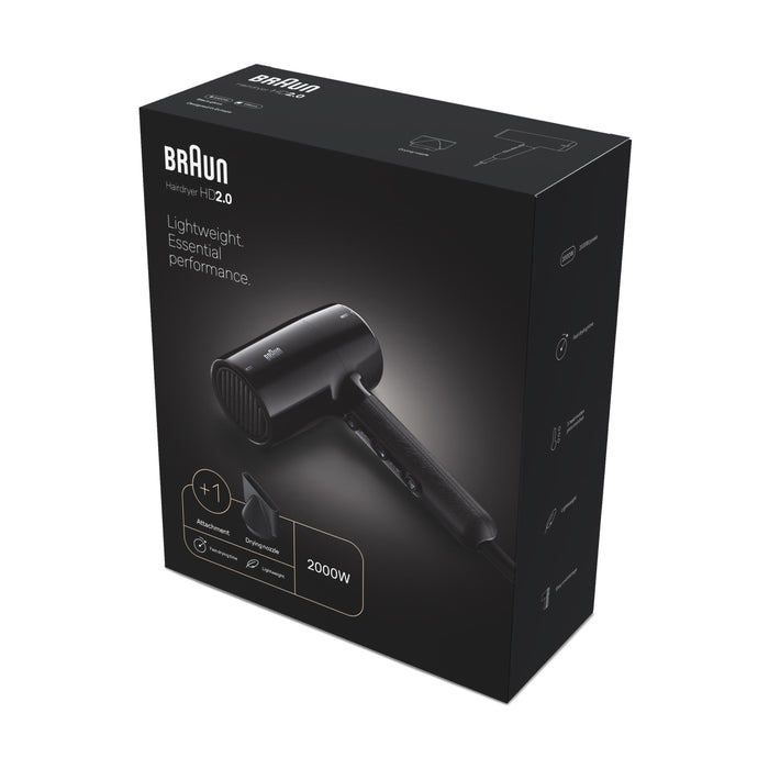 EAN 3030050197594 - Braun HD2.0 secador 2000 W Negro imagen 2