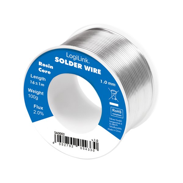 EAN 4052792054330 - LogiLink SA0002 Accesorio para estaciones de soldadura / soldadores Alambre de soldadura imagen 1