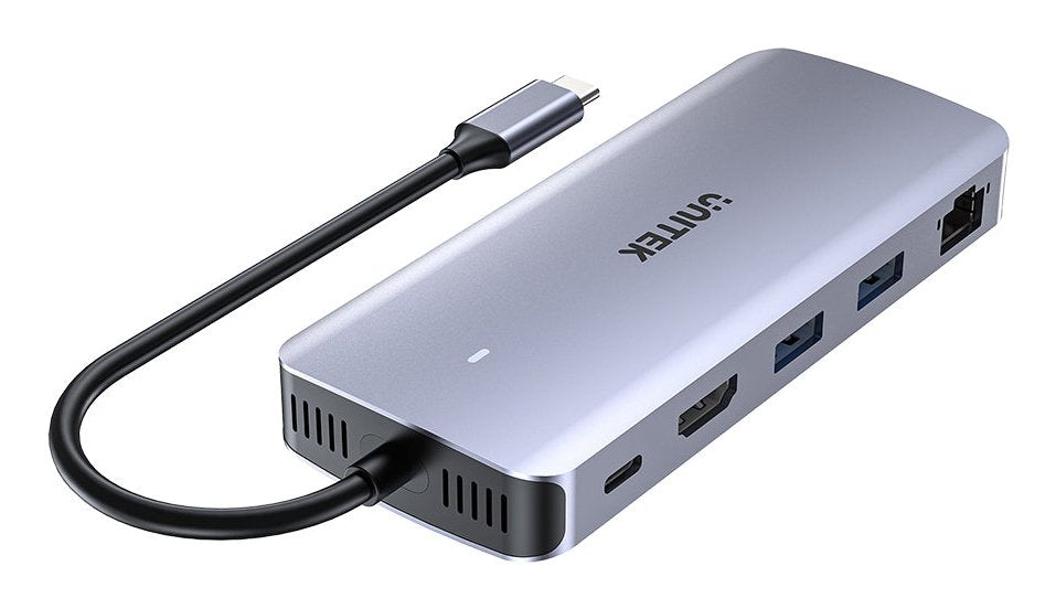 EAN 4894160051967 - UNITEK D1120A01 base para portátil y replicador de puertos Alámbrico USB 3.2 Gen 2 (3.1 Gen 2) Type-C Gri imagen 1