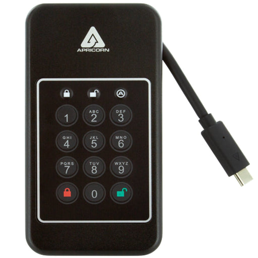EAN 0708326915168 - Apricorn Aegis NVX 2 TB USB Tipo C 3.2 Gen 1 (3.1 Gen 1) Negro imagen 2
