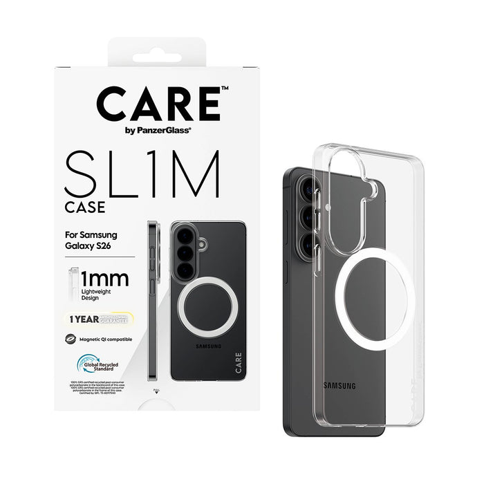 EAN 5715685035197 - PanzerGlass CARE™ by ® SL1M Case Transparent w. Qi Samsung Galaxy S26 funda para teléfono móvil 16 cm (6. imagen 5
