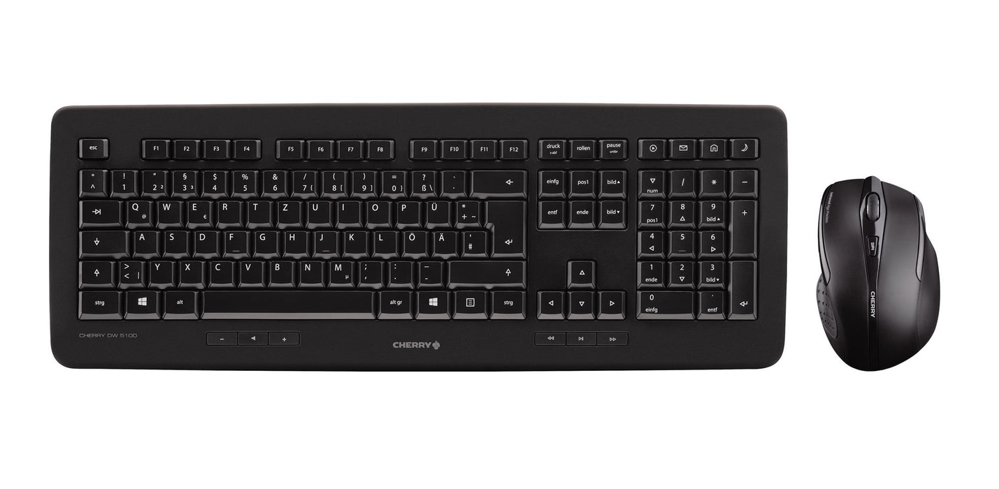 EAN 4025112094477 - CHERRY DW 5100 teclado Ratón incluido Universal RF inalámbrico AZERTY Belga Negro imagen 1