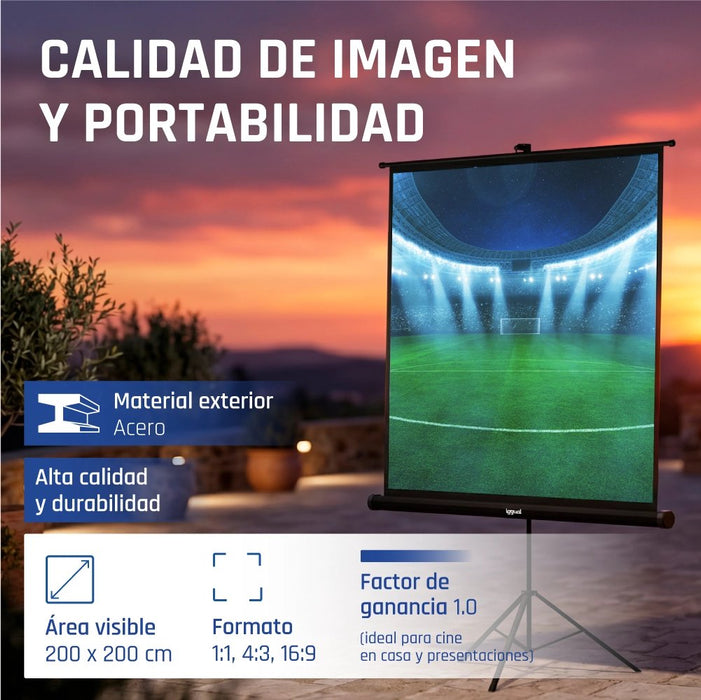 EAN 8435364308509 - iggual PSITS200 pantalla de proyección 2,82 m (111") 1:1 imagen 4