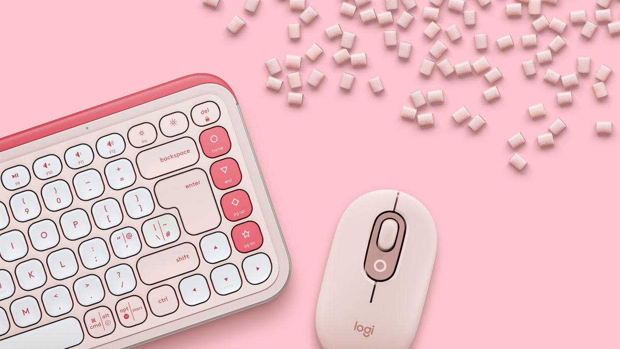EAN 5099206127869 - Logitech 920-013120 teclado Ratón incluido Universal QWERTY Español Rosa imagen 6