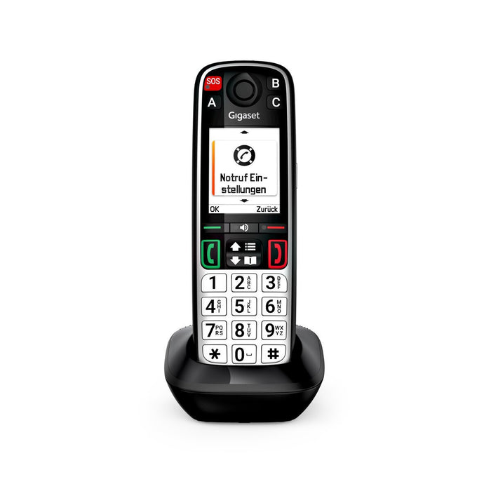 EAN 4255781906676 - Gigaset EASY 500HX Teléfono DECT/analógico Identificador de llamadas Negro, Plata imagen 4