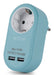 EAN 5999097985404 - Entac EPAG-1EE-2USB-B adaptador de enchufe eléctrico Tipo F Azul imagen 1
