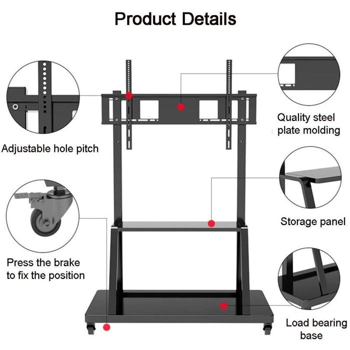 EAN 8051128105575 - Techly ICA-TR30 soporte para pantalla de señalización 2,54 m (100") Negro imagen 7