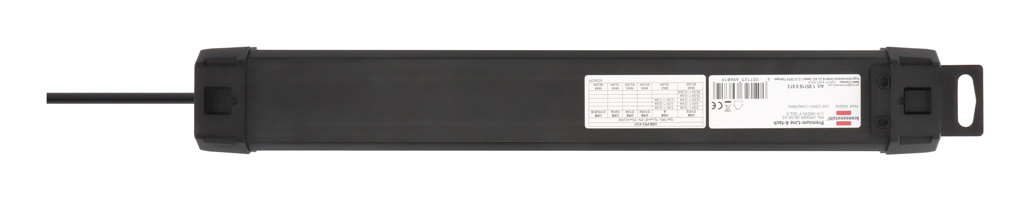EAN 4007123696819 - Brennenstuhl 1951160613 base múltiple 3 m imagen 4