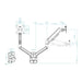 EAN 8433281016507 - TooQ LP1434TNR-B soporte para monitor 86,4 cm (34") Escritorio Blanco imagen 8