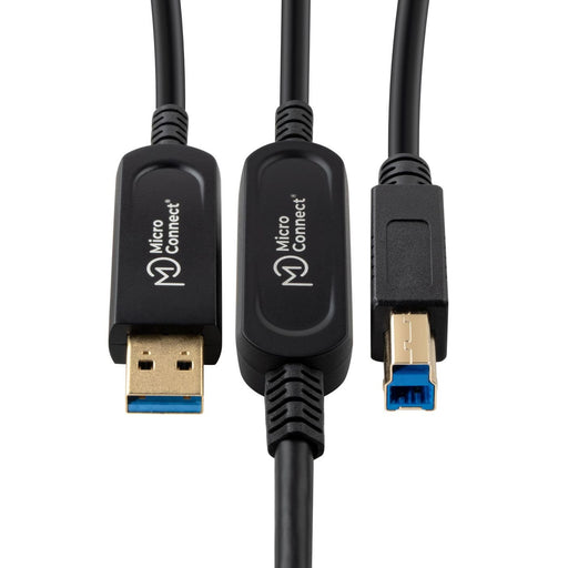 EAN 5704174889977 - Microconnect MC-USB3.0AB20OP cable USB USB 3.2 Gen 2 (3.1 Gen 2) 20 m USB A USB B Negro imagen 2