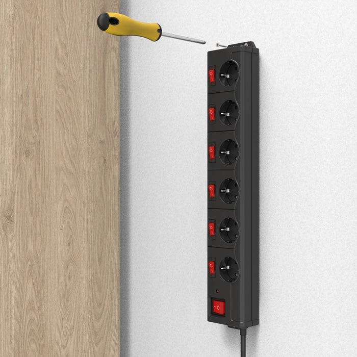 EAN 4047443480378 - Hama 00223160 regleta inteligente 6 salidas AC 1,4 m 3680 W imagen 5