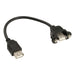 EAN 4043718198108 - InLine 33441D cable USB USB 2.0 0,2 m USB A Negro imagen 1