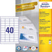 EAN 4004182036518 - Avery 3657 etiqueta autoadhesiva Rectángulo Permanente Blanco 4000 pieza(s) imagen 1