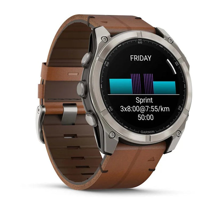 EAN 753759338220 - Garmin Fenix 8 3,56 cm (1.4") AMOLED 51 mm Digital 454 x 454 Pixeles Pantalla táctil Titanio Wifi GPS (sat imagen 12