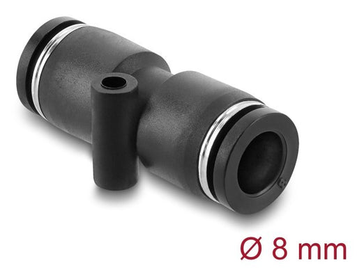 EAN 4043619607433 - DeLOCK 60743 acoplamiento y conector para máquina neumática Negro Metal, Plástico Rosca interior (hembra) imagen 1