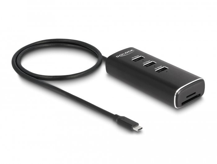 EAN 4043619642342 - DeLOCK 64234 hub de interfaz USB 3.2 Gen 1 (3.1 Gen 1) Type-C 10000 Mbit/s Negro imagen 1