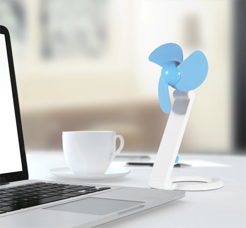 EAN 5060280494093 - Thumbs Up 0001219 aparato USB Azul claro, Blanco Ventilador imagen 4