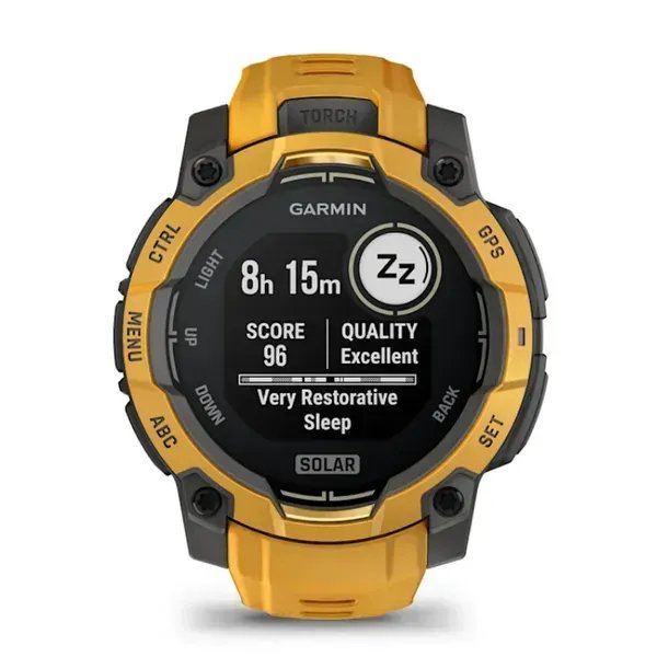 EAN 753759357085 - Garmin Instinct 3 3,05 cm (1.2") 45 mm Digital 176 x 176 Pixeles Pantalla táctil Amarillo, Gris Wifi GPS ( imagen 10