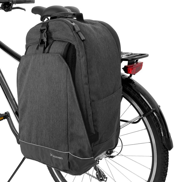 EAN 5907769301360 - Wozinsky WBB33BK Sillín Alforja para bicicleta 40 L Poliéster Negro imagen 4