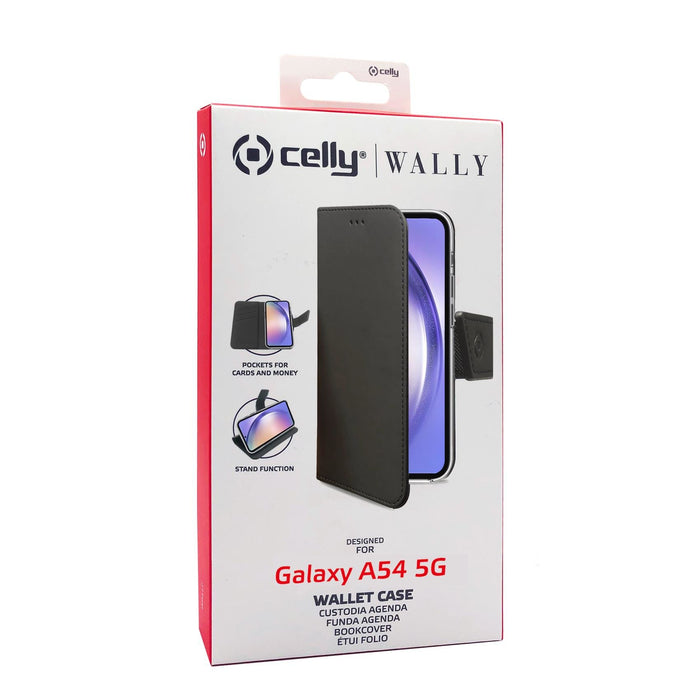 EAN 8021735200833 - Celly WALLY1037 funda para teléfono móvil 16,3 cm (6.4") Libro Negro imagen 3