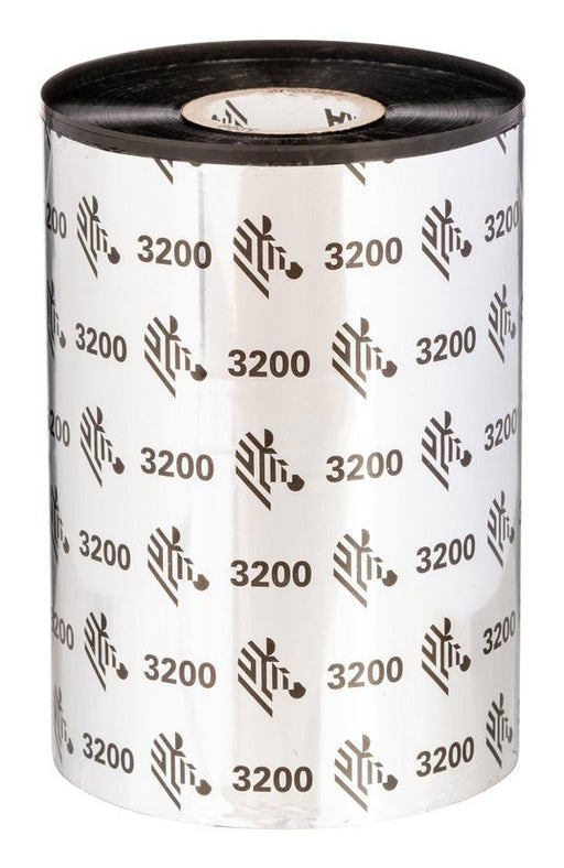 EAN 0112840383431 - Zebra 3200 Wax/Resin cinta térmica 74 m Negro imagen 1