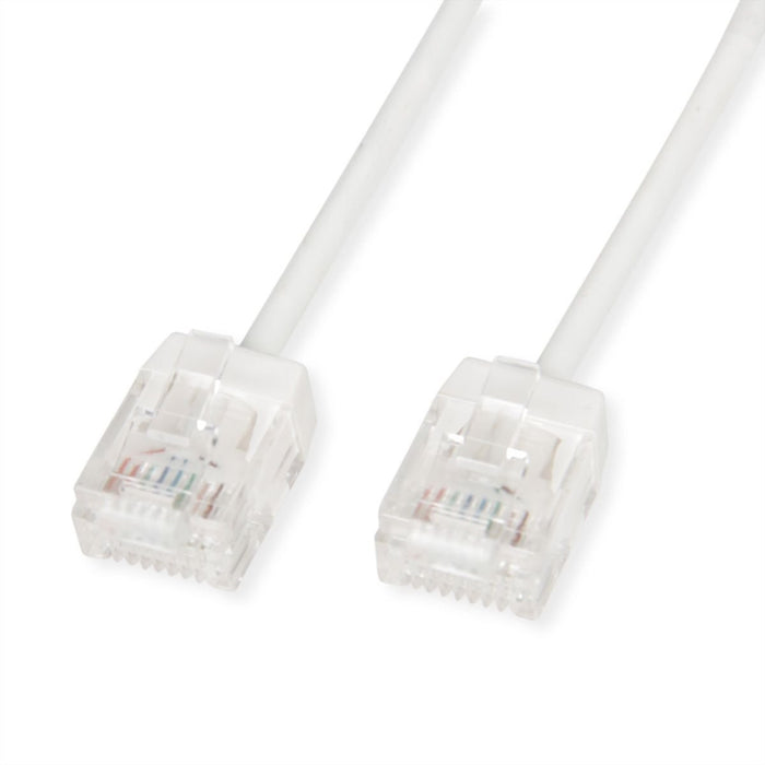 EAN 7630049633759 - ROLINE 21.15.4470 cable de red Blanco 0,5 m Cat6a U/UTP (UTP) imagen 1