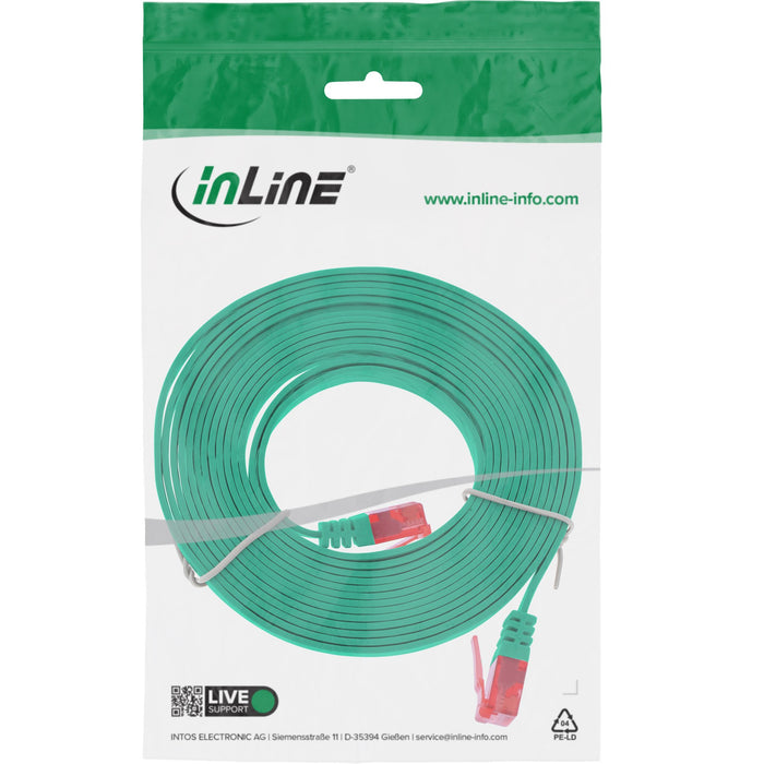 EAN 4043718158508 - InLine 71605G cable de red Verde 5 m Cat6 U/UTP (UTP) imagen 4