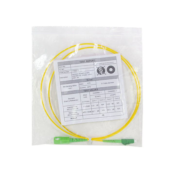 EAN 4052792066159 - LogiLink FPSLS01 Cable de fibra óptica e InfiniBand 1 m SC LC Amarillo imagen 6