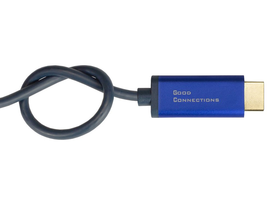 EAN 4014619709090 - Alcasa 4860-SF020B adaptador de cable de vídeo 2 m DisplayPort HDMI Negro, Azul imagen 5