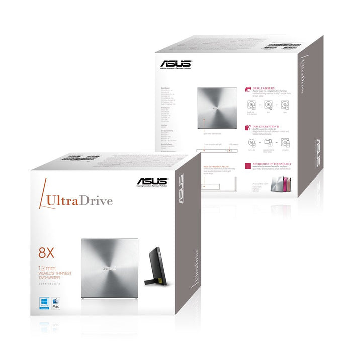 EAN 0886227407453 - ASUS SDRW-08U5S-U unidad de disco óptico DVD Super Multi DL Metálico imagen 2