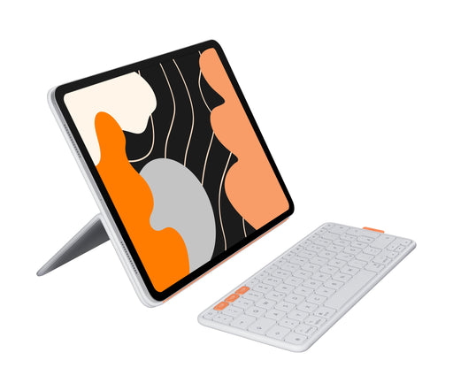 EAN 5099206132597 - Logitech Flip Folio QWERTZ Alemán Bluetooth Gris claro imagen 2