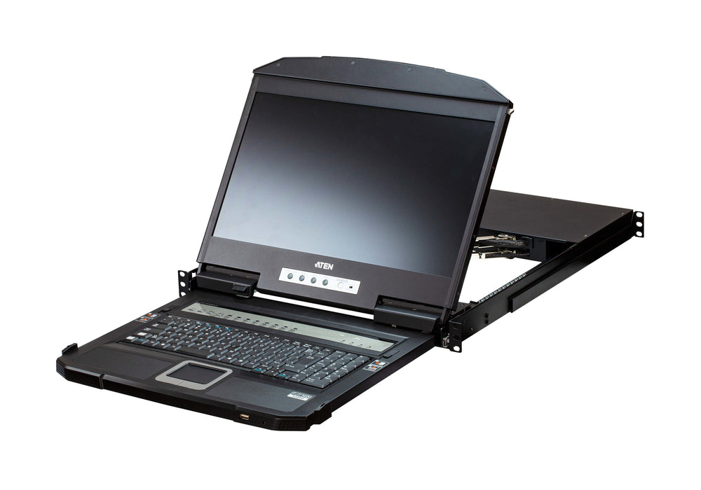 EAN 4710469344961 - ATEN CL3884NW consola de rack 47 cm (18.5") 1920 x 1080 Pixeles Metal Negro 1U imagen 1