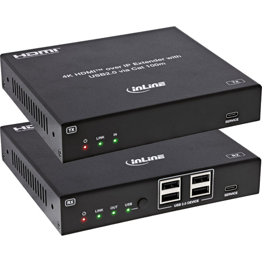 EAN 4043718348800 - InLine 57886G extensor KVM Transmisor y receptor imagen 1