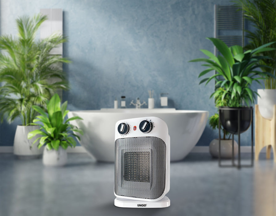 EAN 4011689864605 - Unold 86460 calefactor eléctrico Interior Negro, Blanco 1800 W Ventilador eléctrico imagen 8