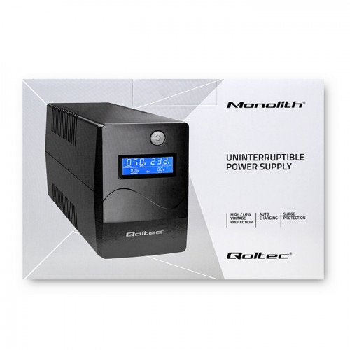EAN 5901878539799 - Qoltec Monolith sistema de alimentación ininterrumpida (UPS) Doble conversión (en línea) 0,85 kVA 480 W 2 imagen 11