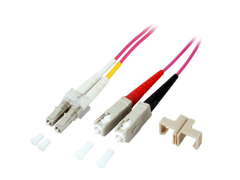 EAN 4014619381043 - Alcasa LW-801LS4 Cable de fibra óptica e InfiniBand 1 m LC SC Violeta imagen 1
