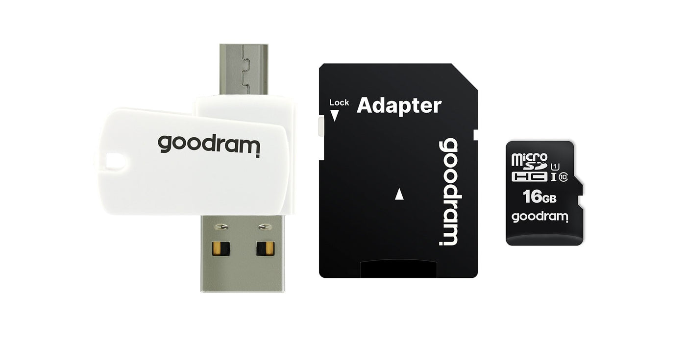 EAN 5908267930267 - Goodram M1A4 All in One 16 GB MicroSDHC UHS-I Clase 10 imagen 1